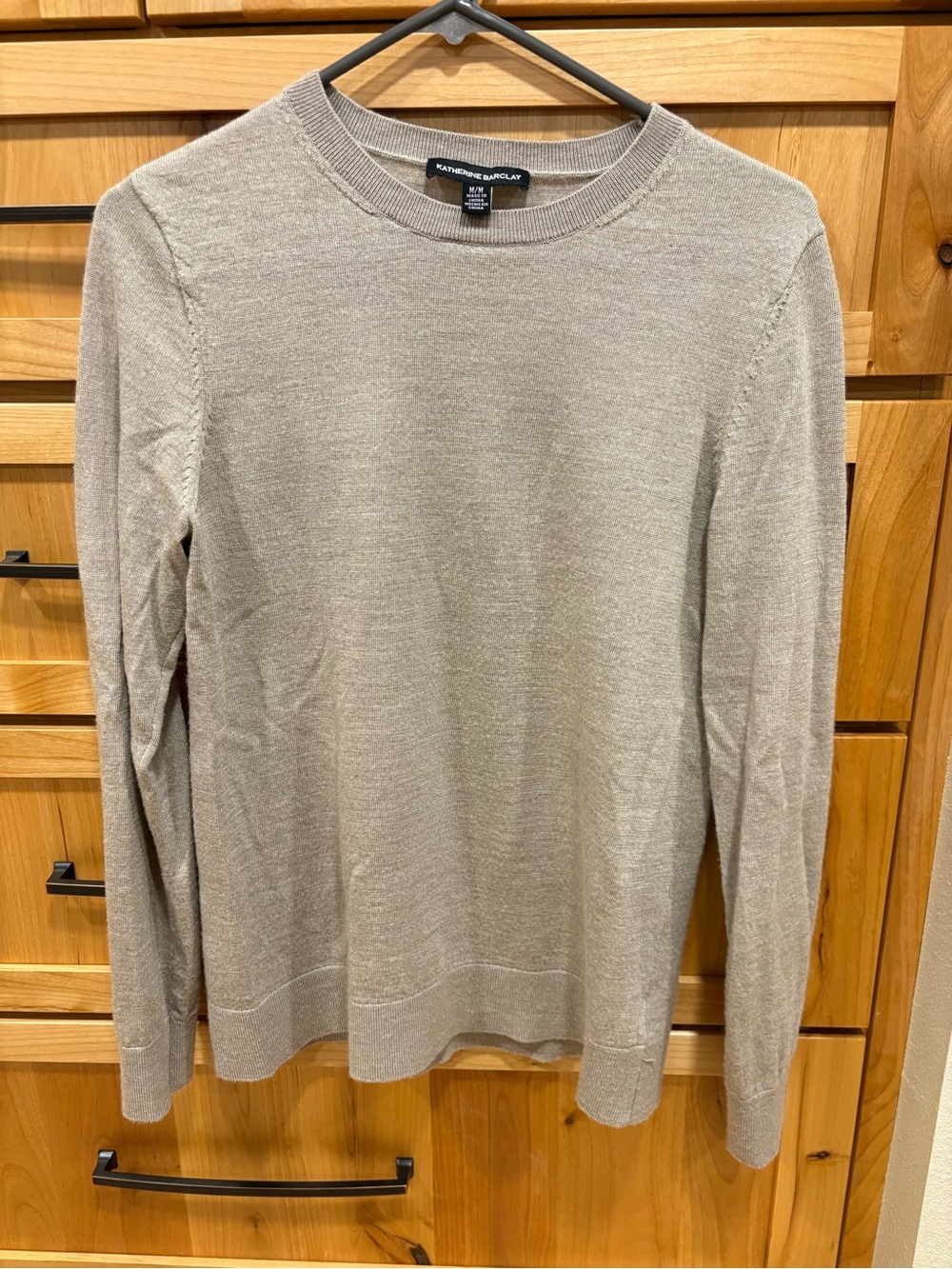 Katherine Barclay Women’s Crewneck Sweater - Taupe